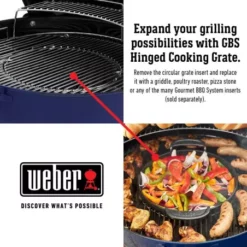 Barbecue Charbon Master-Touch Gbs 5750 - Ocean Blue - WEBER -Barbecue Soldes Magasin barbecue charbon master touch gbs 5750 57 cm ocean blue 4