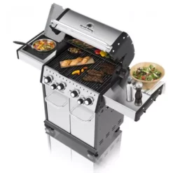 Barbecue Gaz Baron S 490 Ir Avec Plancha Et Rôtissoire BROIL KING -Barbecue Soldes Magasin barbecue gaz baron 490s broilking 2