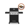 Barbecue Gaz Crown 410 Avec Tablettes Acier Rabattables BROIL KING -Barbecue Soldes Magasin barbecue gaz crown 410 avec tablettes acier rabattables broil king