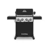 Barbecue Gaz Crown 480 Avec Tablettes Acier Rabattables Et Rôtissoire BROIL KING -Barbecue Soldes Magasin barbecue gaz crown 480 avec rotissoire broil king