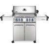 Napoleon Barbecue Gaz Naturel Prestige 500 Inox 4 Brûleurs + Sizzle Lateral + Brûleur Arriere
