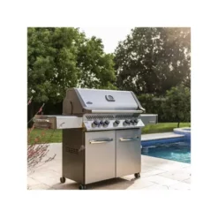 Napoleon Barbecue Gaz Prestige 665 INOX 5 Brûleurs + Sizzle Latéral + Brûleur Arrière -Barbecue Soldes Magasin barbecue gaz prestige 665 5 bruleurs sizzle lateral bruleur arriere 6