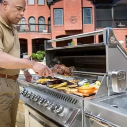 Napoleon Barbecue Gaz Prestige Pro 665 5 Brûleurs + Sizzle Lateral + Brûleur Arriere + Fumoir + Rôtissoire -Barbecue Soldes Magasin barbecue gaz prestige pro 665 5 bruleurs sizzle lateral bruleur arriere fumoir 3