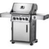 Barbecue Gaz Rogue 425 RSE Inox 3 Brûleurs + Sizzle Lateral + Brûleur Arriere - NAPOLEON -Barbecue Soldes Magasin barbecue gaz rogue 425 serie rse 3 bruleurs sizzle latreral bruleur arriere