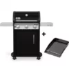 Barbecue Gaz Spirit E-315 Mix Plancha - Black - WEBER -Barbecue Soldes Magasin barbecue gaz spirit e 315 avec plancha
