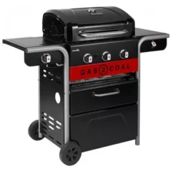 Barbecue Hybride Gaz & Charbon Gas2Coal 330 2.0 3 Brûleurs -Barbecue Soldes Magasin barbecue hybride gaz charbon gas2coal 20 3 bruleurs 4