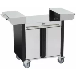 Chariot Combo Inox Et Acier Noir 60