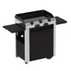 Chariot Plancha Fusion 75 Noir / Inox 2024 - ENO -Barbecue Soldes Magasin chariot ferme 2023 pour plancha fusion 75 noir inox eno