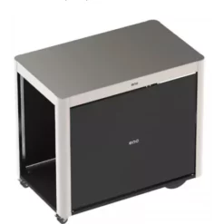 Desserte Achille Acier & Inox Avec Rideaux & Roulettes - ENO