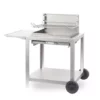 Grilloir + Chariot Vintage Montory Inox 61 X 40 -Barbecue Soldes Magasin grilloir montory inox sur chariot vintage inox