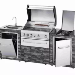 Meuble Modulaire GRANDHALL Stone Island (hors BBQ) -Barbecue Soldes Magasin meuble modulaire grandhall stone island hors bbq 2