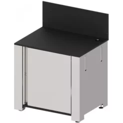 Meuble Modulo Plancha Hpl & Inox + Porte + Credence - ENO