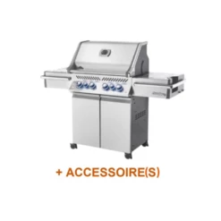 Pack + Barbecue Gaz Prestige PRO 500 + Rôtissoire - NAPOLEON -Barbecue Soldes Magasin pack barbecue gaz rogue 425 serie r 3 bruleurs plancha emaillee 1