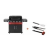 Pack + Barbecue Hybride Gaz & Charbon Gas2Coal 440 2.0 4 Brûleurs + Set D'accessoires