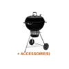 Weber Pack + Master-Touch Gbs E-5750 Black + Cheminée D'Allumage