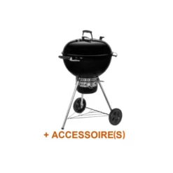 Weber Pack + Master-Touch Gbs E-5750 Black + Cheminée D'Allumage